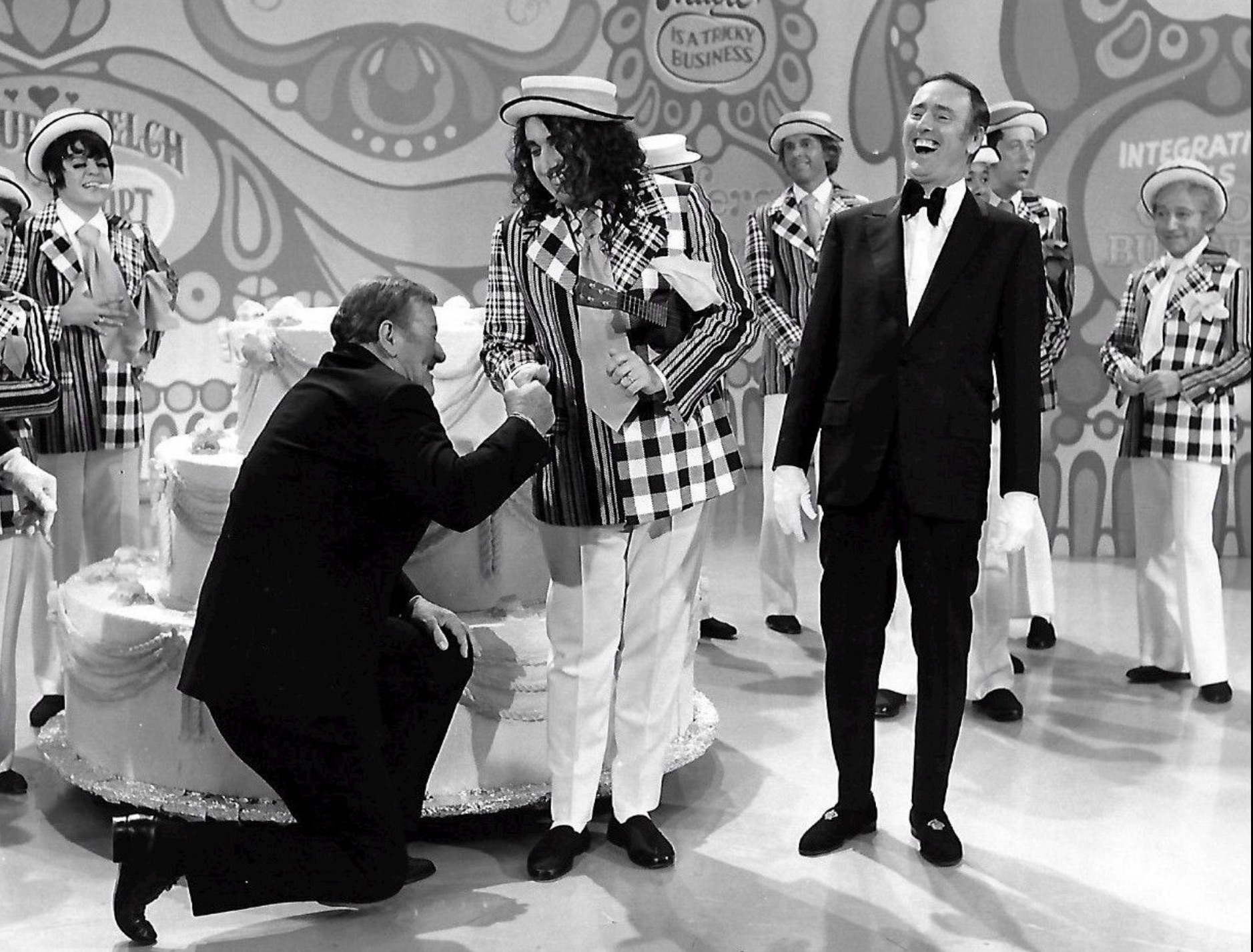 John Wayne and Tiny Tim 